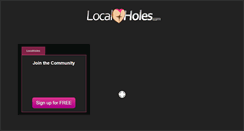 Desktop Screenshot of localholes.com